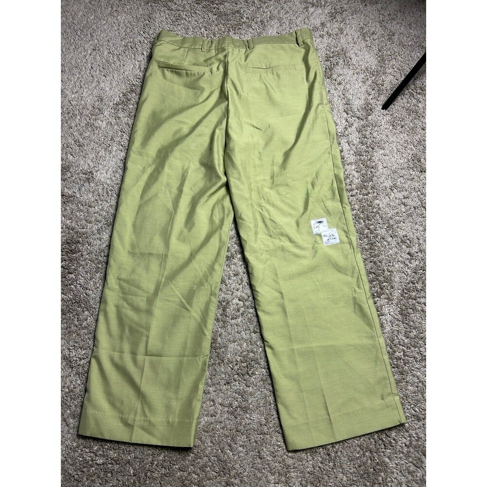 Jungles jungles trouser pleated pants green size medium - Picture 2 of 11